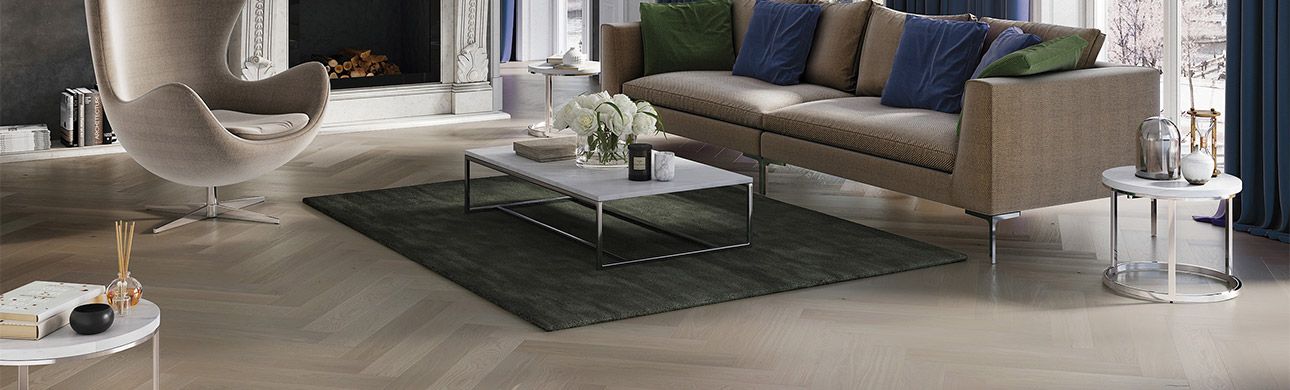 Parchet Stejar Triplu Stratificat Marzipan Muffin Herringbone - Livrare Imediata!