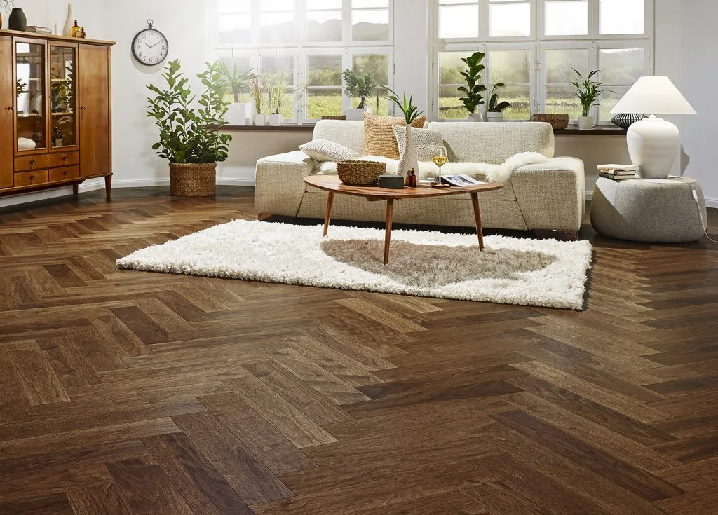 Parchet Nuc Stratificat Smoked Premium Herringbone Swing 06