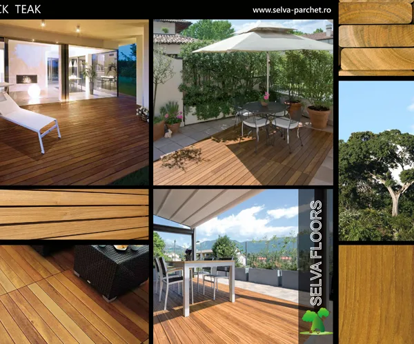 Deck Teak Striat