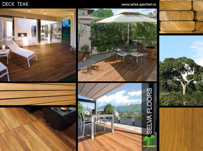 Deck Teak Striat