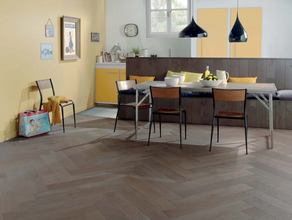 Parchet Stejar Triplu Stratificat Zenitude Flanelle Herringbone 139