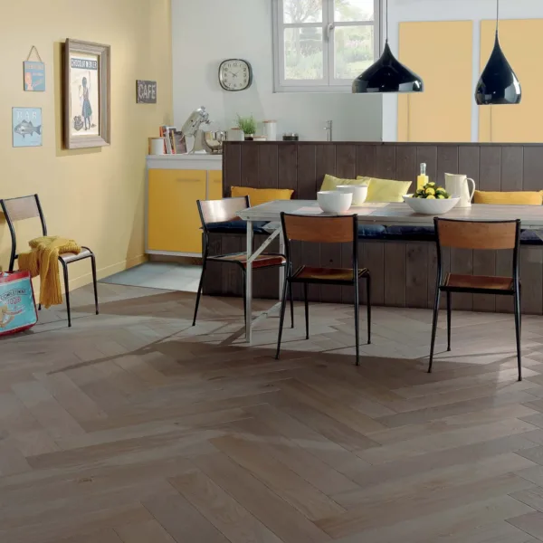 Parchet Stejar Triplu Stratificat Zenitude Flanelle Herringbone 139