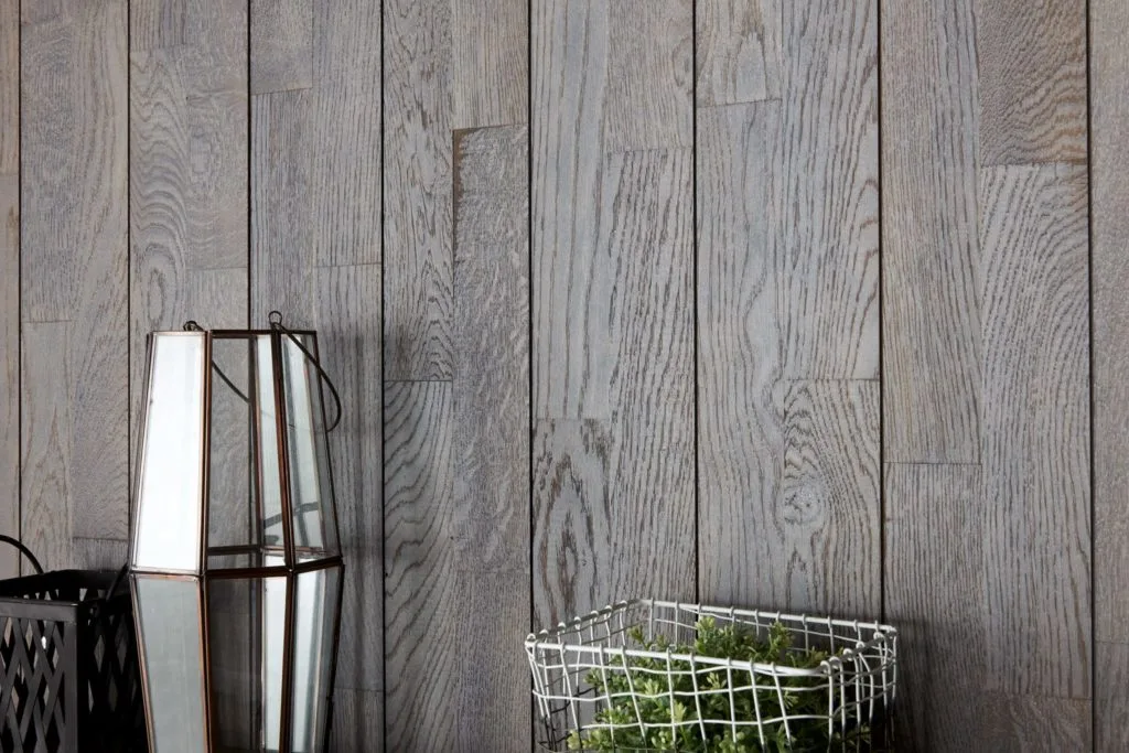 Panou Decorativ Lemn Stejar Cabane Gri Duo 141