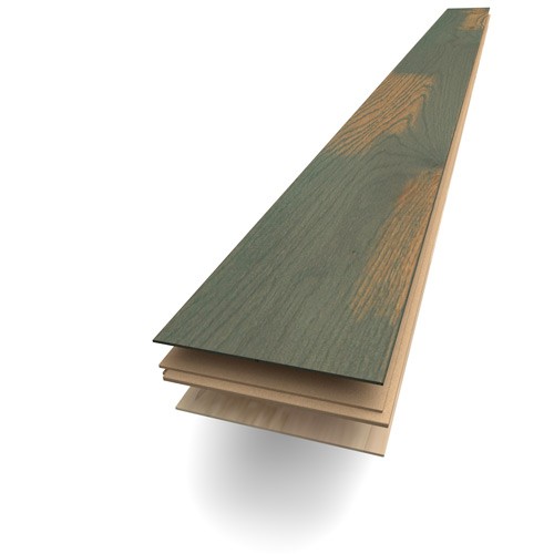 Panou Decorativ Lemn Stejar Cabane Verde 141