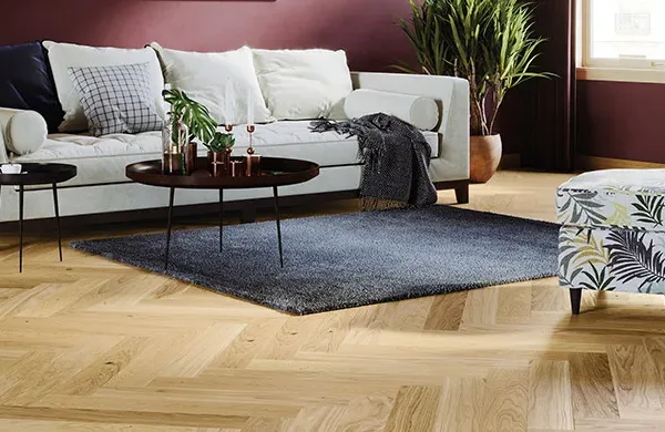 Parchet Stejar Triplu Stratificat Bright Herringbone 110