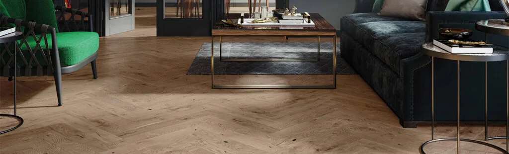 Parchet Stejar Triplu Stratificat Serene Herringbone 110