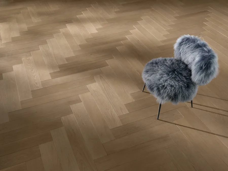 Parchet Stratificat de Lux Foglie D'Oro Herringbone Ca' Baseggio