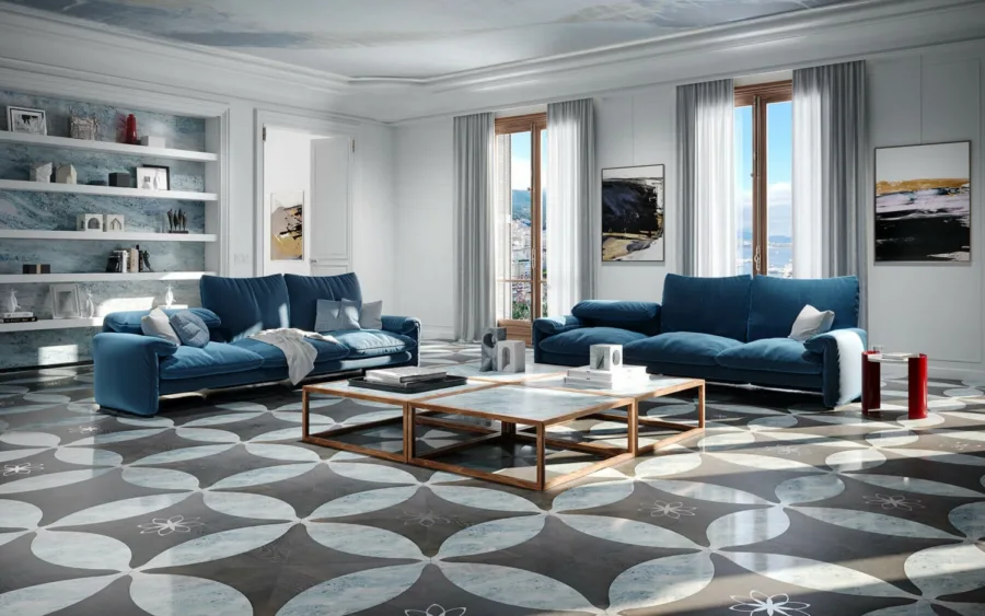 Parchet Panouri Foglie D'Oro Design Panels Diamante Lux, imagine 3