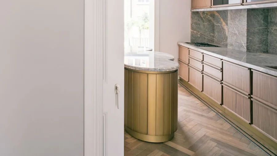 Parchet Stratificat de Lux Foglie D'Oro Herringbone Ca' Corner