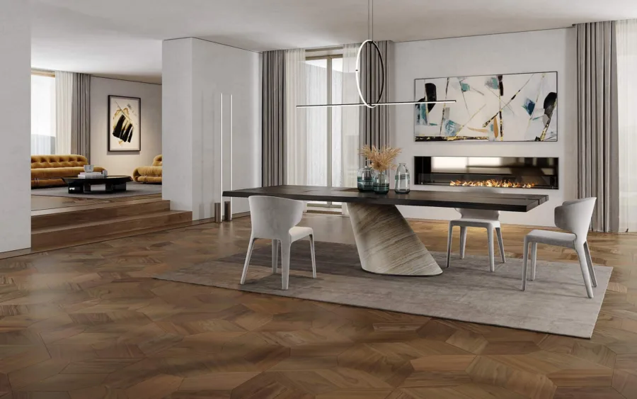Parchet Panouri Foglie D'Oro Design Panels Lotus, imagine 2