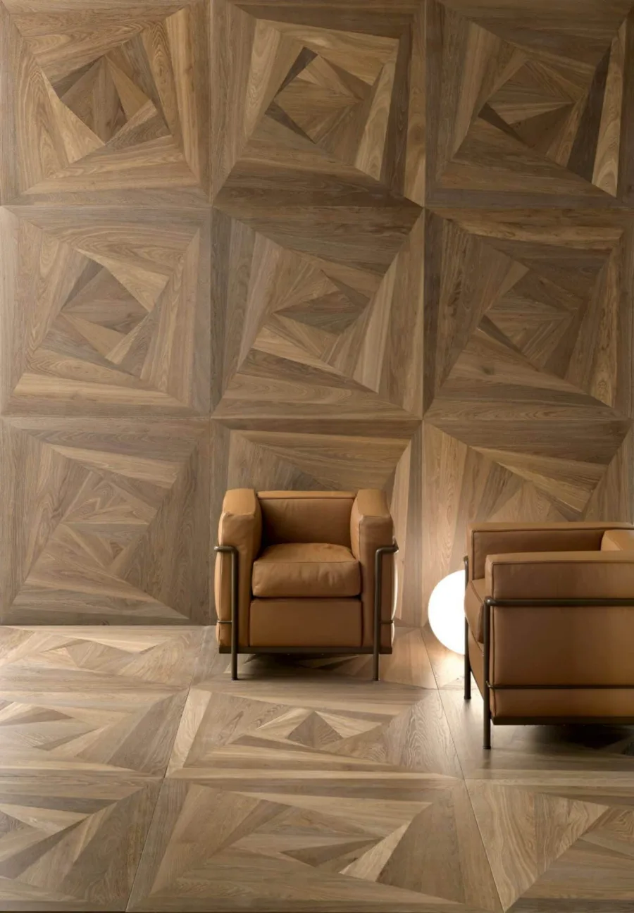 Parchet Panouri Foglie D'Oro Design Panels Intrecci