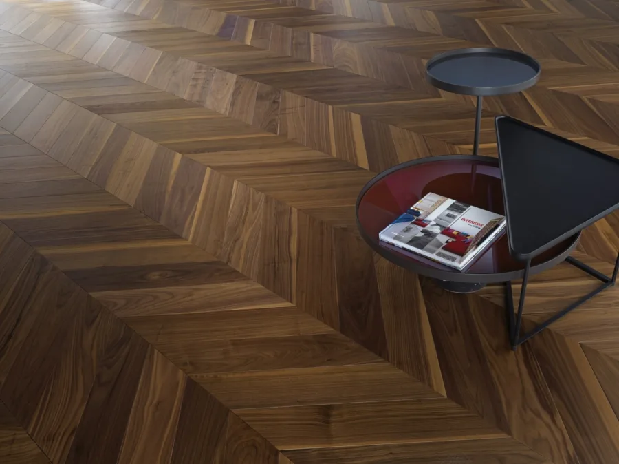 Parchet Stratificat de Lux Foglie D'Oro Chevron Ca' Foscolo, imagine 2