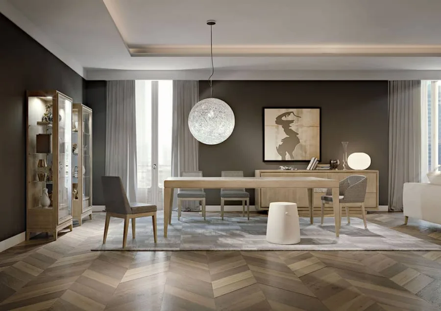 Parchet Stratificat de Lux Foglie D'Oro Chevron Ca' Corner, imagine 4