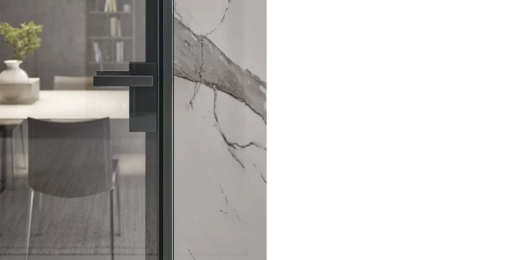 Hinged door Light Crystal BI Anthracite