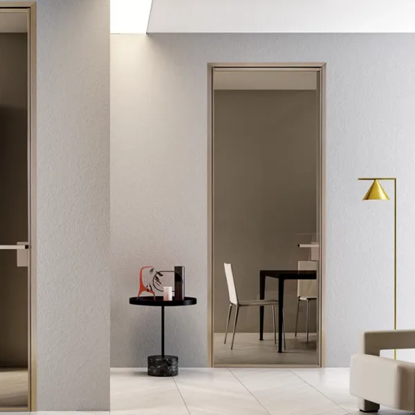 Mini Tall Glass Bronze sliding door