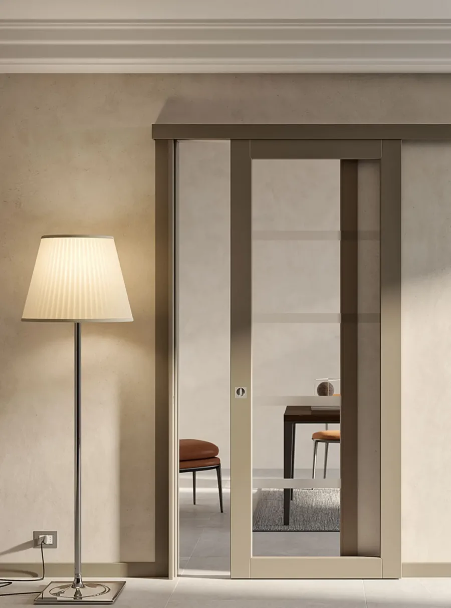 Usa sticla interior 2020V PLUS Tortora Opaco, imagine 2