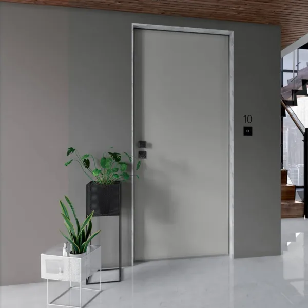 Armored door Florence CL in Silk Matt Lacquered Finish