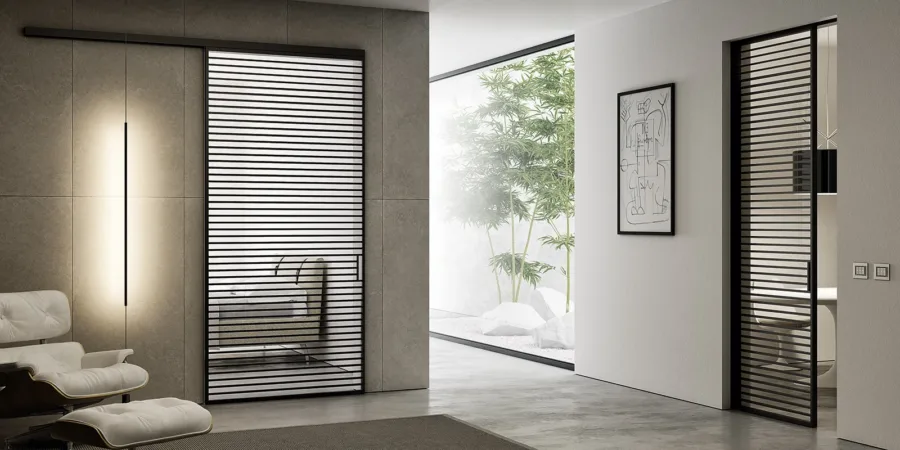 Sliding Doors Kansas Anthracite, imagine 2