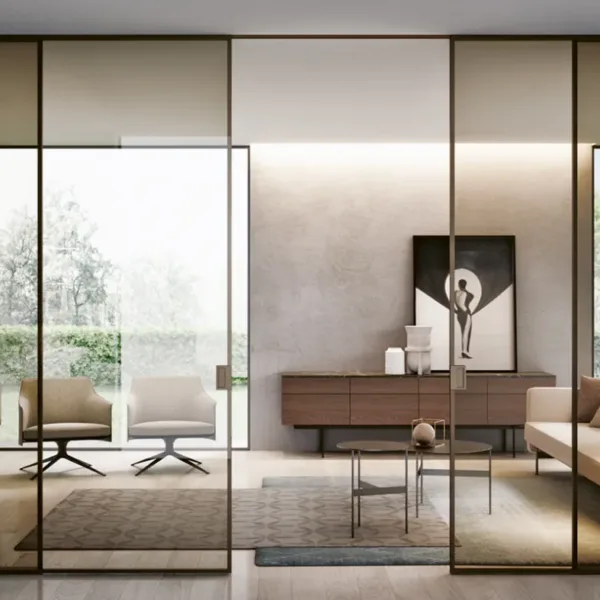 Sliding door Plana Crystal Bi