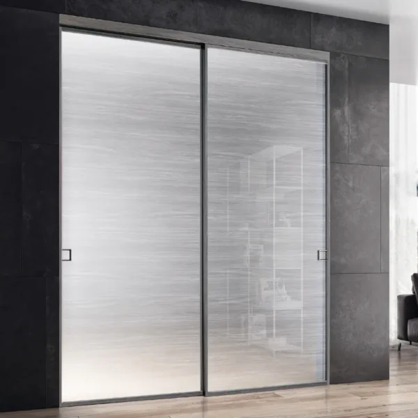Usa Interioara Grafite Ghianda Glass Extrachiaro Acidato