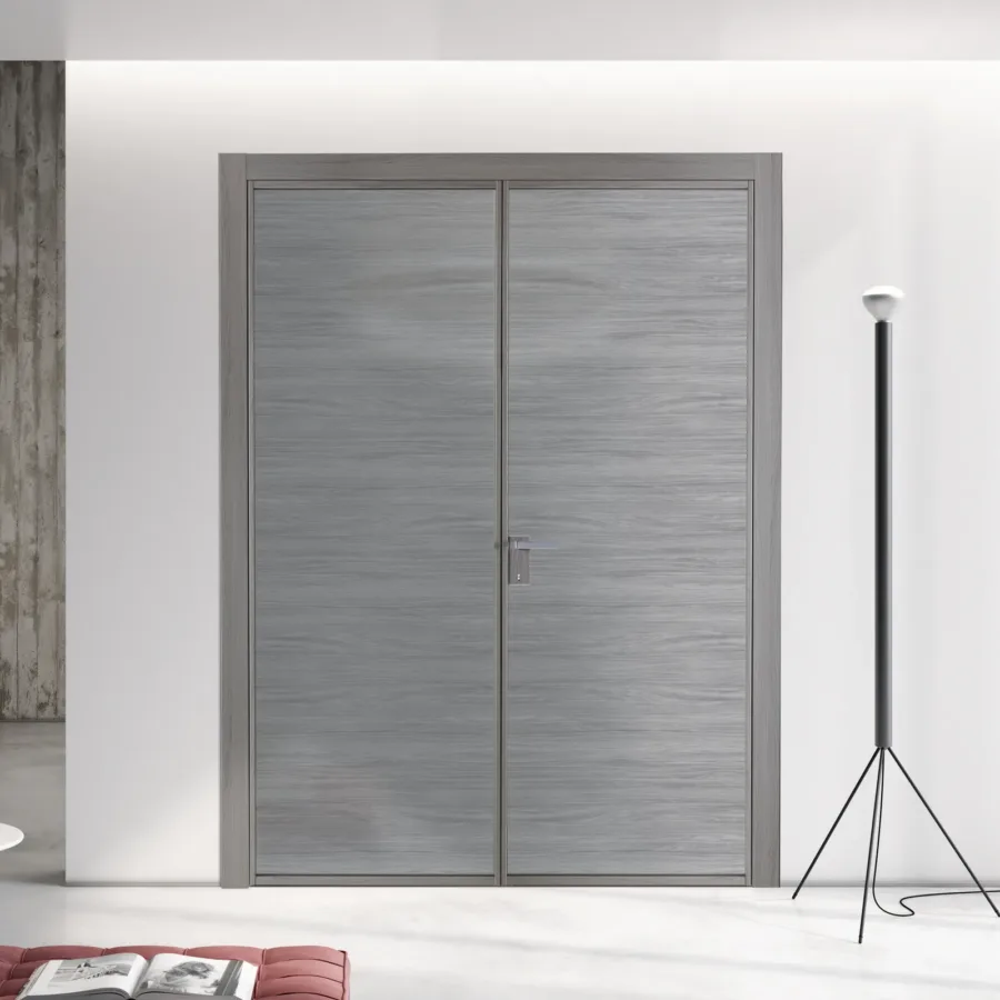 Usa Interioara Grafite Glass Satinato Grigio Grafite 3d