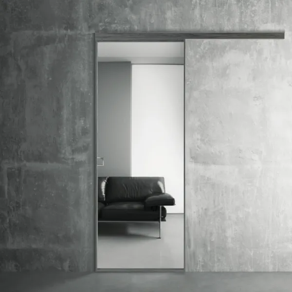 Plana Grafite Interior Glass door