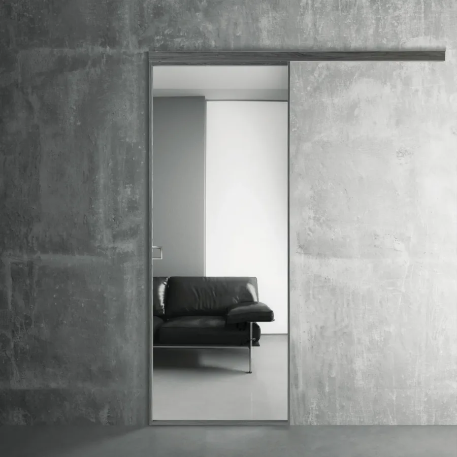 Plana Grafite Interior Glass door