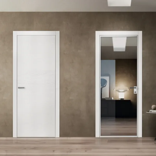 Usa Interioara Grafite Glass Trasparente Grigio