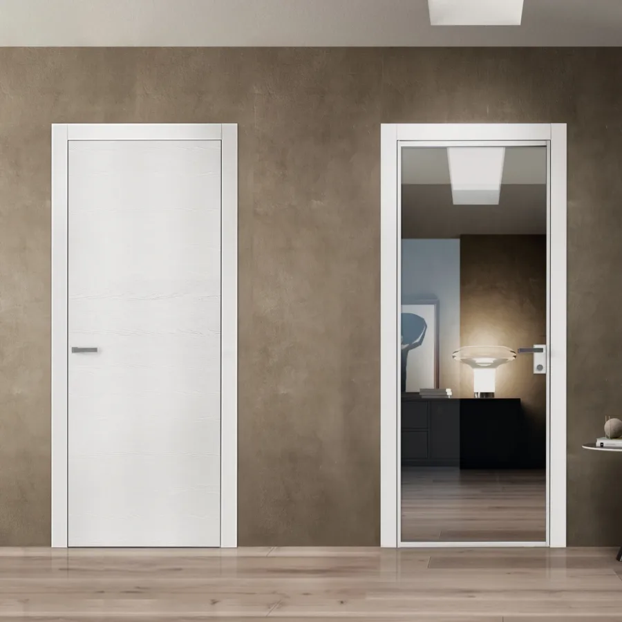 Usa Interioara Grafite Glass Trasparente Grigio